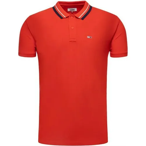 Short Sleeve Polo Shirt , male, Sizes: XS - Tommy Jeans - Modalova