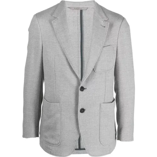 Wool Jacket with Polyester Lining , male, Sizes: 2XL, L - Canali - Modalova