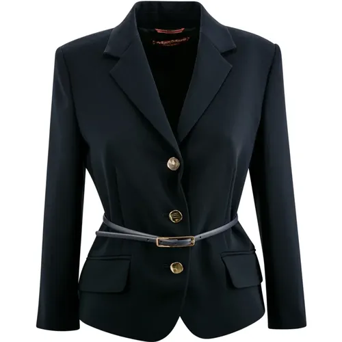 Cancan Jacket with Belt , female, Sizes: XL, L - Max Mara Studio - Modalova