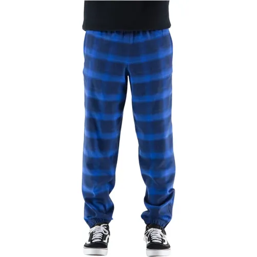 Flannel Check Jogging Zip Pants , male, Sizes: XS, L, S, M - Marcelo Burlon - Modalova