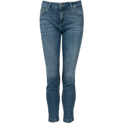 Women`s Skinny Jeans with Bottom Up Effect , female, Sizes: W27, W28, W24, W29, W31, W25, W26 - Liu Jo - Modalova