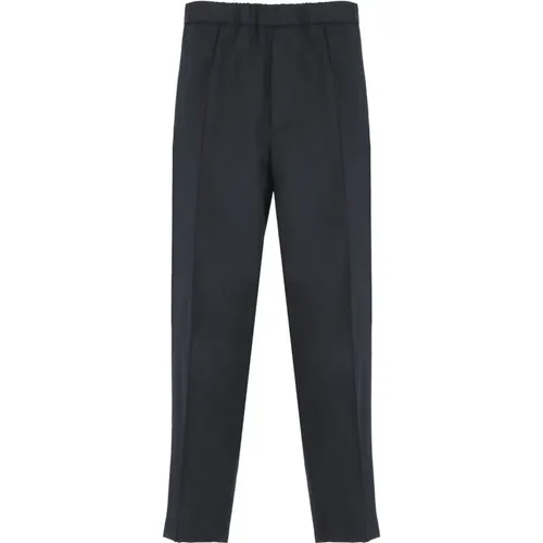 Dark Wool Trousers for Men , male, Sizes: M, L, XL - Jil Sander - Modalova