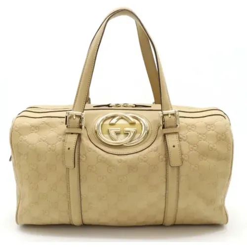 Pre-owned Leder totes , Damen, Größe: ONE Size - Gucci Vintage - Modalova