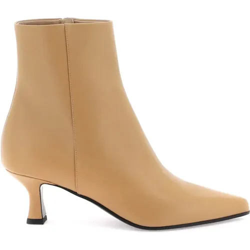 Linzi Ankle Boots in Smooth Leather , female, Sizes: 6 UK, 5 UK, 8 UK, 4 UK - 3Juin - Modalova