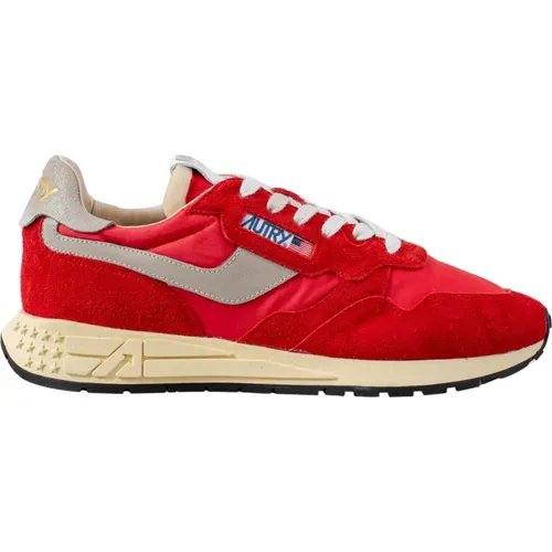 Vintage Style Running Sneakers , male, Sizes: 7 UK, 6 UK, 8 UK, 9 UK, 11 UK, 10 UK - Autry - Modalova