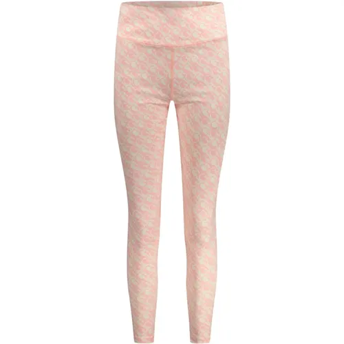 Rosa Leggings mit Elastischem Bund , Damen, Größe: XS - Guess - Modalova