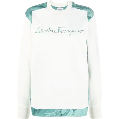 Casual Sweatshirt , female, Sizes: XS, M - Salvatore Ferragamo - Modalova