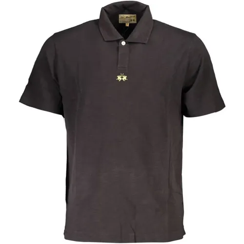 Elegantes schwarzes Poloshirt , Herren, Größe: 3XL - LA MARTINA - Modalova