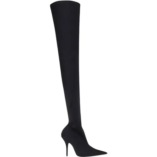 Knife heeled thigh-high boots , female, Sizes: 5 1/2 UK, 3 UK, 6 UK, 4 UK, 5 UK - Balenciaga - Modalova