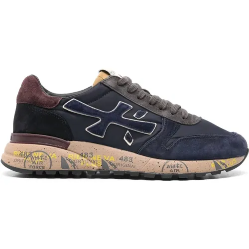 Suede sneakers with 4 cm sole , male, Sizes: 7 UK, 9 UK, 8 UK, 12 UK, 11 UK, 6 UK - Premiata - Modalova