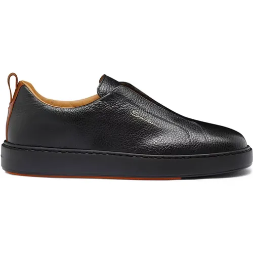 Stylische Herren Sneakers , Herren, Größe: 40 1/2 EU - Santoni - Modalova