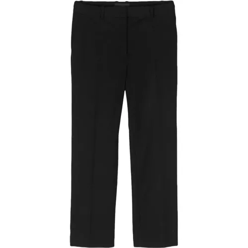 Gabardine Hose in Schwarz , Damen, Größe: M - joseph - Modalova