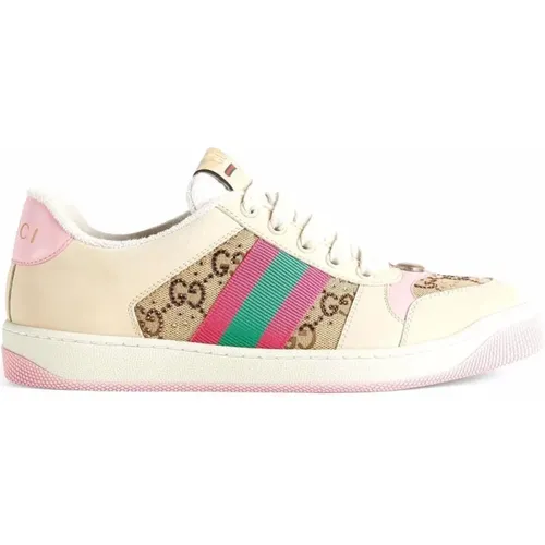 Kristallverzierte GG Screener Sneakers - Gucci - Modalova