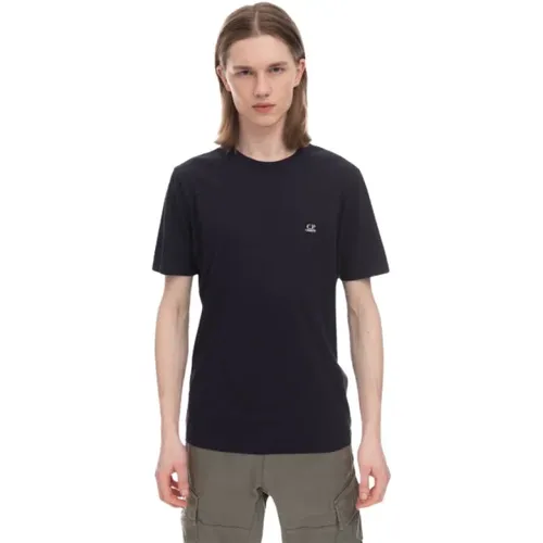 Men`s 30/1 Jersey Small Logo T-shirt , male, Sizes: S - C.P. Company - Modalova