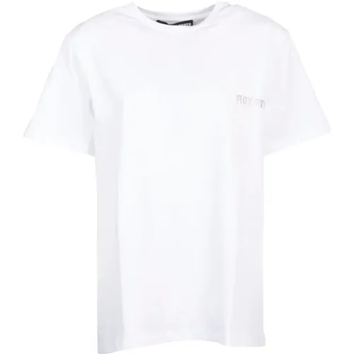 Weiße Rhinestone T-Shirt von Rotate - Rotate Birger Christensen - Modalova