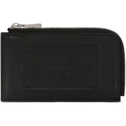 Wallets Portacarte , male, Sizes: ONE SIZE - Dolce & Gabbana - Modalova