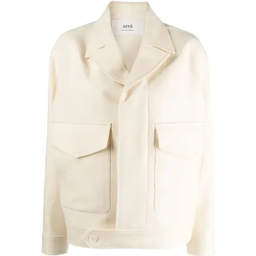 Casual Beige Knopfjacke Ami Paris - Ami Paris - Modalova