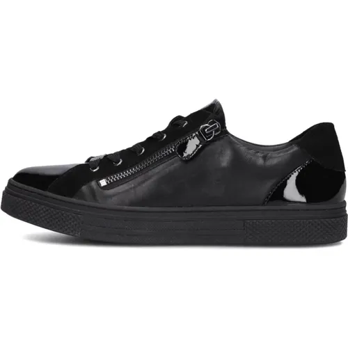 Schwarze LED Low-Top Sneakers , Damen, Größe: 38 EU - HASSIA - Modalova