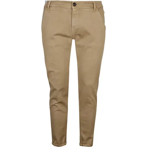 Rope Color Slim Fit Trousers , male, Sizes: W38 - PT Torino - Modalova