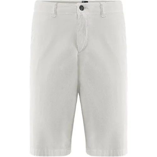 Stretch Cotton Piqué Chino Bermuda Shorts , male, Sizes: W32, W30, W33, W36, W34, W38, W31, W29 - BomBoogie - Modalova