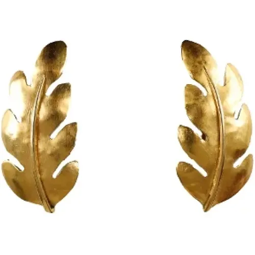 Pre-owned Metal earrings , female, Sizes: ONE SIZE - Salvatore Ferragamo Pre-owned - Modalova