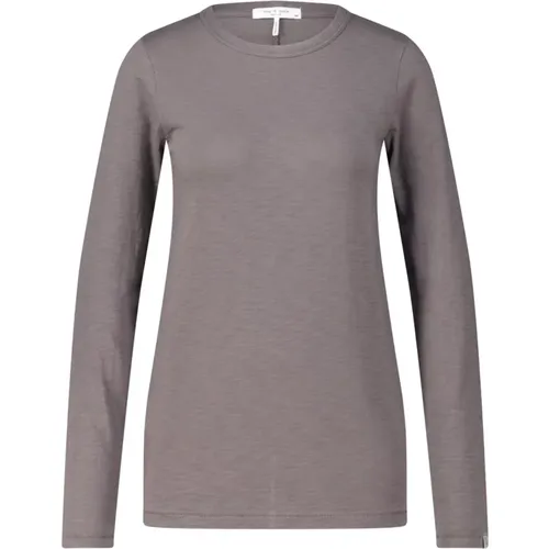 Casual Langarmshirt , Damen, Größe: L - Rag & Bone - Modalova