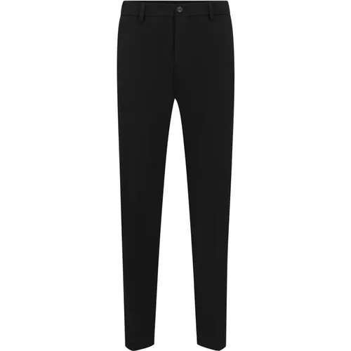 Schwarze Jerseyhose Slim Fit , Herren, Größe: L - drykorn - Modalova