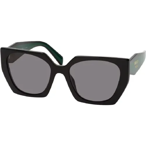 Ws Sunglasses in with Dark Grey Polarized Lenses , female, Sizes: 54 MM - Prada - Modalova