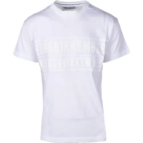 T-Shirts , male, Sizes: M, XL, L, S, 2XL - Bikkembergs - Modalova