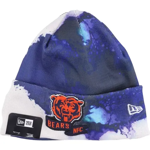 Chicago Bears NFL Team Colors Knit Hat , male, Sizes: ONE SIZE - new era - Modalova