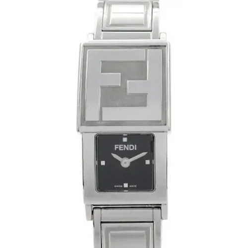 Pre-owned Stainless Steel watches , female, Sizes: ONE SIZE - Fendi Vintage - Modalova