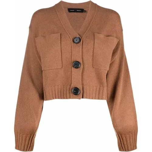 Brauner Cashmere Casual Cardigan - Proenza Schouler - Modalova