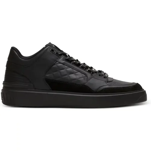 B-Court Mid-Top Leder Sneakers - Balmain - Modalova