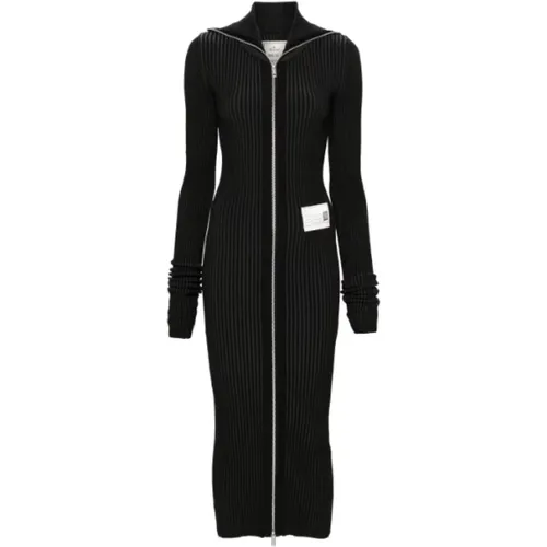 Ribbed Dress , female, Sizes: XS, 2XS - Mihara Yasuhiro - Modalova