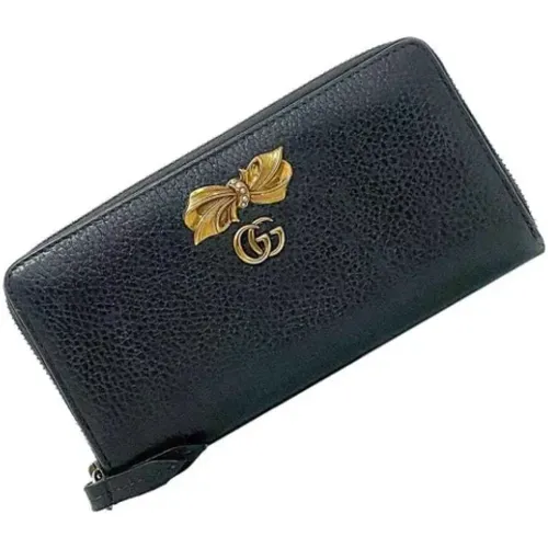 Pre-owned Leather wallets , female, Sizes: ONE SIZE - Gucci Vintage - Modalova