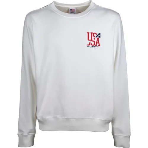 Iconic Action Cotton Sweatshirt , male, Sizes: M, S, L - Autry - Modalova
