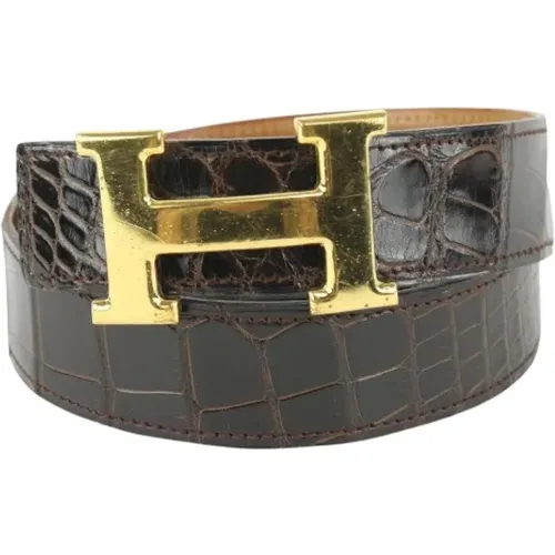 Pre-owned Leather belts , female, Sizes: ONE SIZE - Hermès Vintage - Modalova