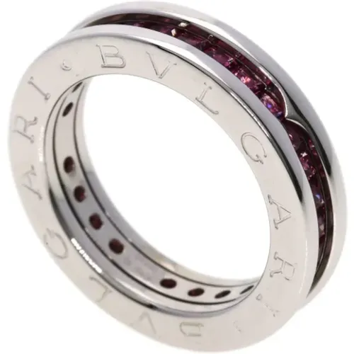 Pre-owned White Gold rings , female, Sizes: ONE SIZE - Bvlgari Vintage - Modalova