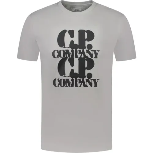 Grafik Jersey T-Shirt C.P. Company - C.P. Company - Modalova