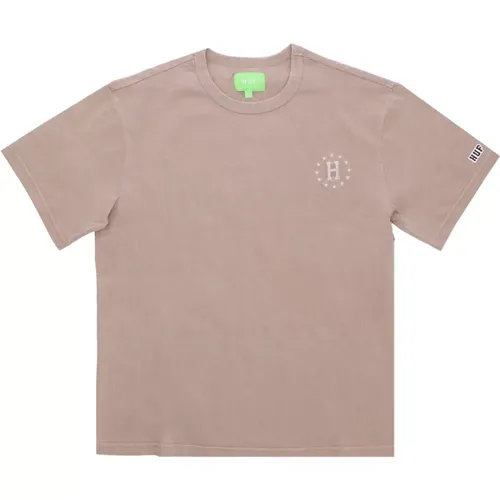 Galaxien Lässiges Top Khaki Herren T-Shirt , Herren, Größe: M - HUF - Modalova