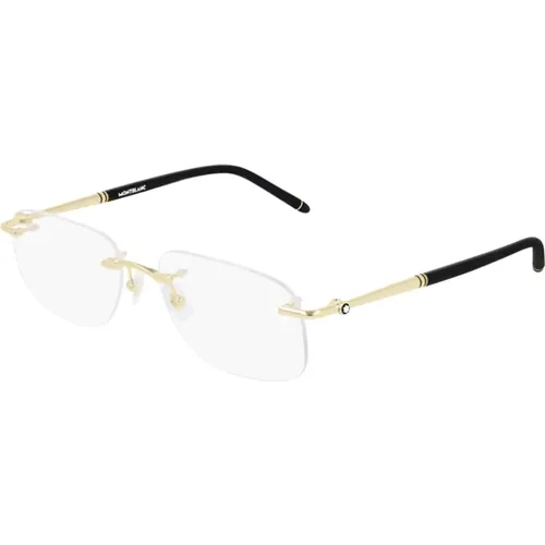 Stylische Brille Mb0071O Schwarz,Glasses,Stilvolle Brille Mb0071O Schwarz - Montblanc - Modalova