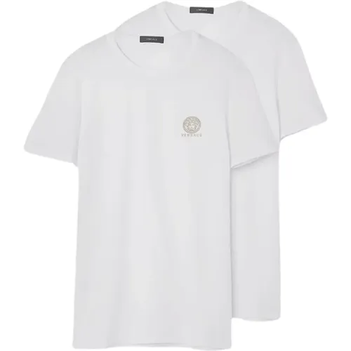 Bi-Pack T-Shirt , male, Sizes: XL - Versace - Modalova