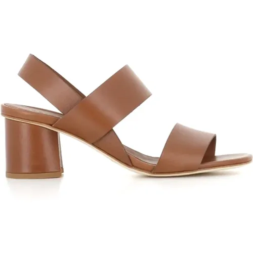 Light Leather Sandals , female, Sizes: 7 UK - DEL Carlo - Modalova