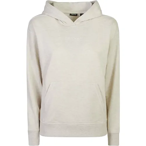 Sporty Silver Sweater , female, Sizes: L, M, XS, S - Calvin Klein - Modalova