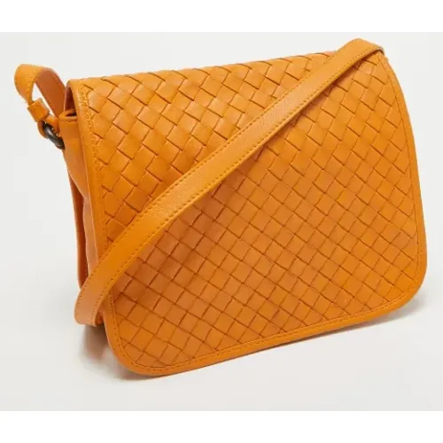 Pre-owned Leather crossbody-bags , female, Sizes: ONE SIZE - Bottega Veneta Vintage - Modalova