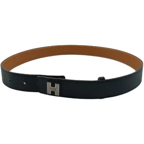 Pre-owned Leather belts , male, Sizes: ONE SIZE - Hermès Vintage - Modalova