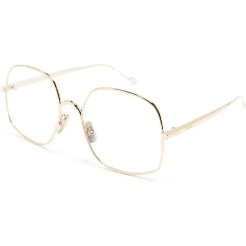 Goldene Optische Brille Must-Have , Damen, Größe: 55 MM - Loewe - Modalova