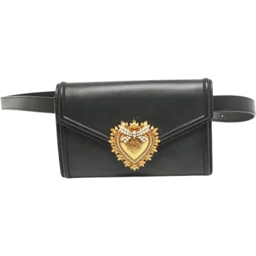 Pre-owned Leather crossbody-bags , female, Sizes: ONE SIZE - Dolce & Gabbana Pre-owned - Modalova