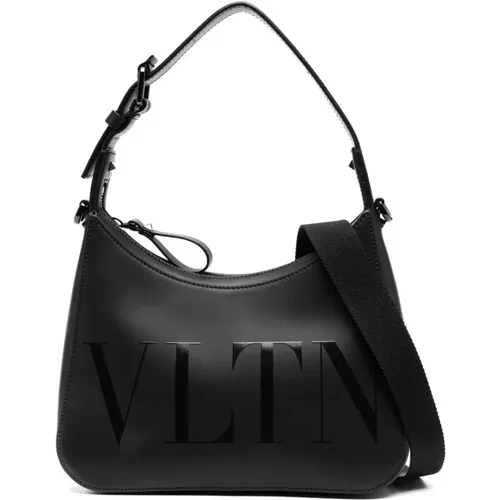 Logo Print Top Handle Bag , male, Sizes: ONE SIZE - Valentino Garavani - Modalova