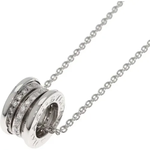 Pre-owned Silver necklaces , female, Sizes: ONE SIZE - Bvlgari Vintage - Modalova